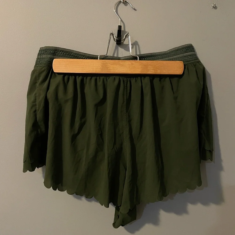 FP Movement Green Flowy Shorts